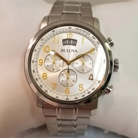 Bulova Men's Two-Tone Chronograph Watch - Picture 4 of 10